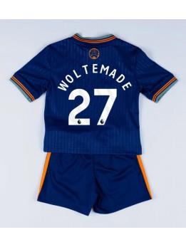 Billige Newcastle United Nick Woltemade #27 Tredjedraktsett Barn 2025-26 Kortermet (+ Korte bukser)